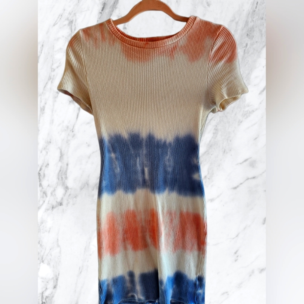 Tye Dye ribbed bodycon
